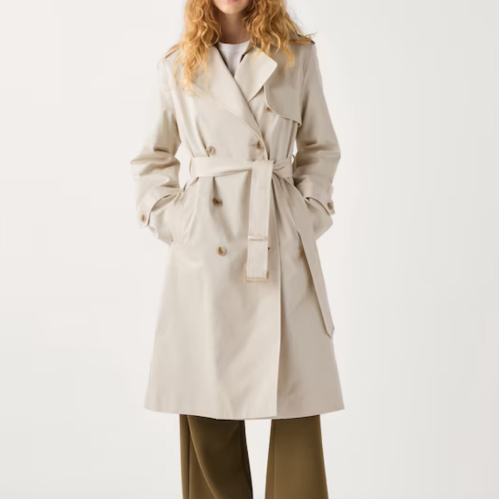 Uniqlo C Women’s Trench Coat Natural Size L